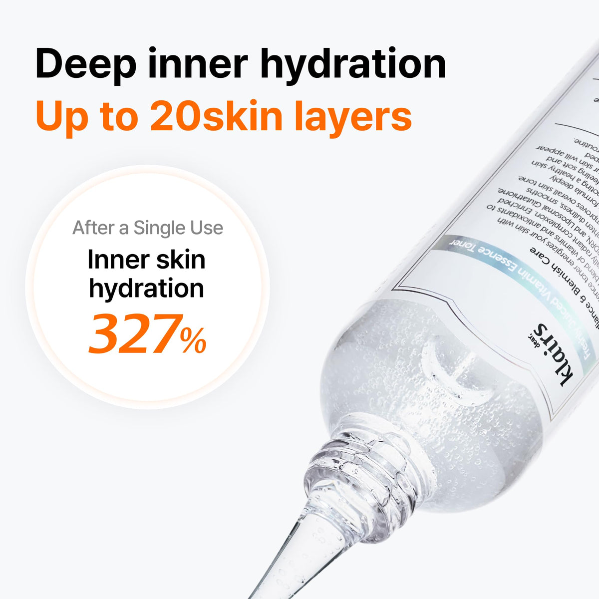 DearKlairs product staged on bathroom counter for routine-ready benefit