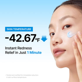 DearKlairs cream being dispensed highlighting easy application and fast absorption