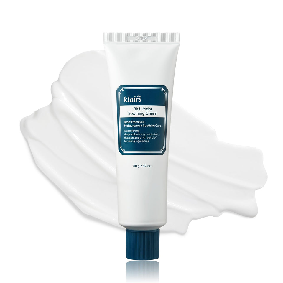 DearKlairs front jar shot showing packaging and gentle moisturizer benefits
