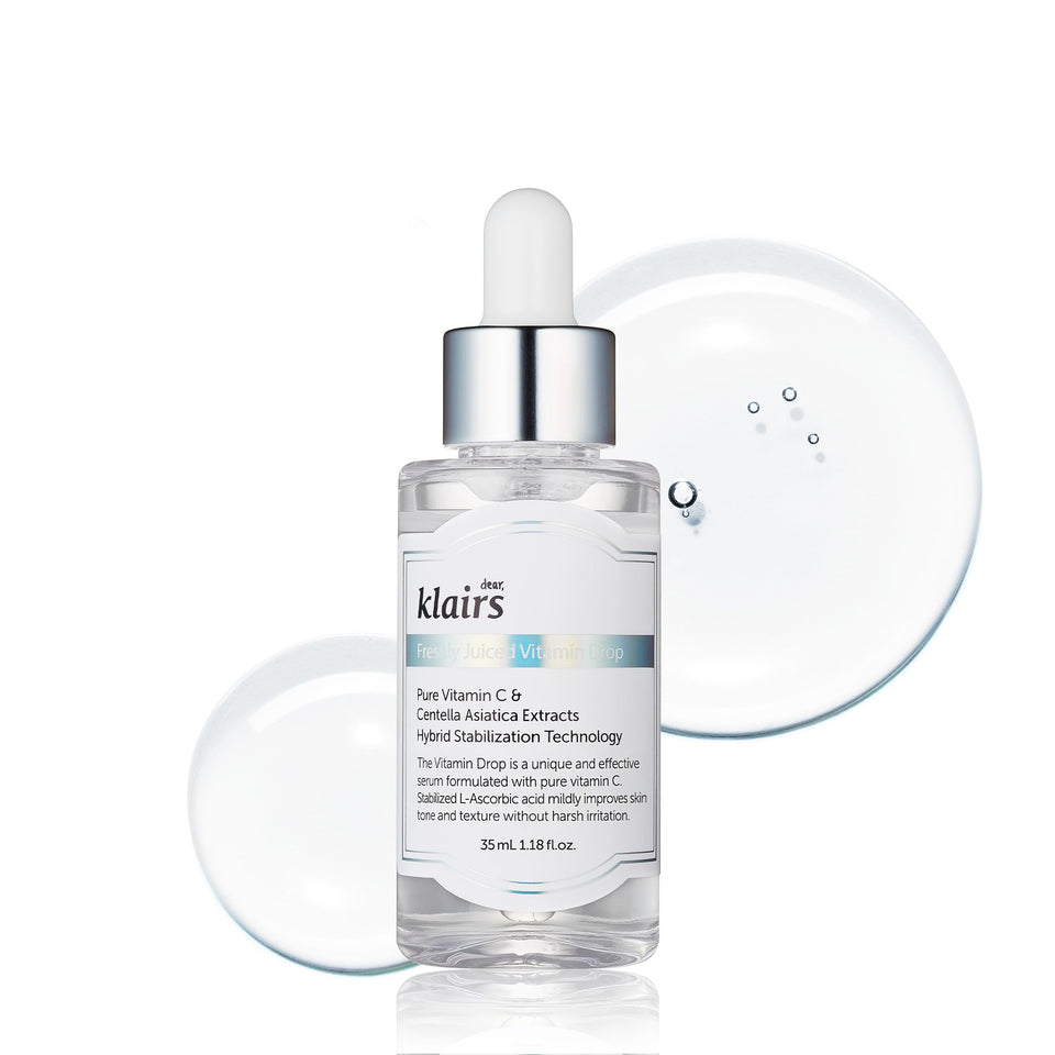 DearKlairs front packaging showing serum bottle and clear labeling for quick identification