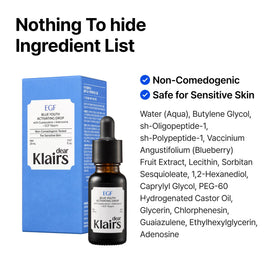 DearKlairs serum layered under moisturizer to demonstrate compatibility and layering