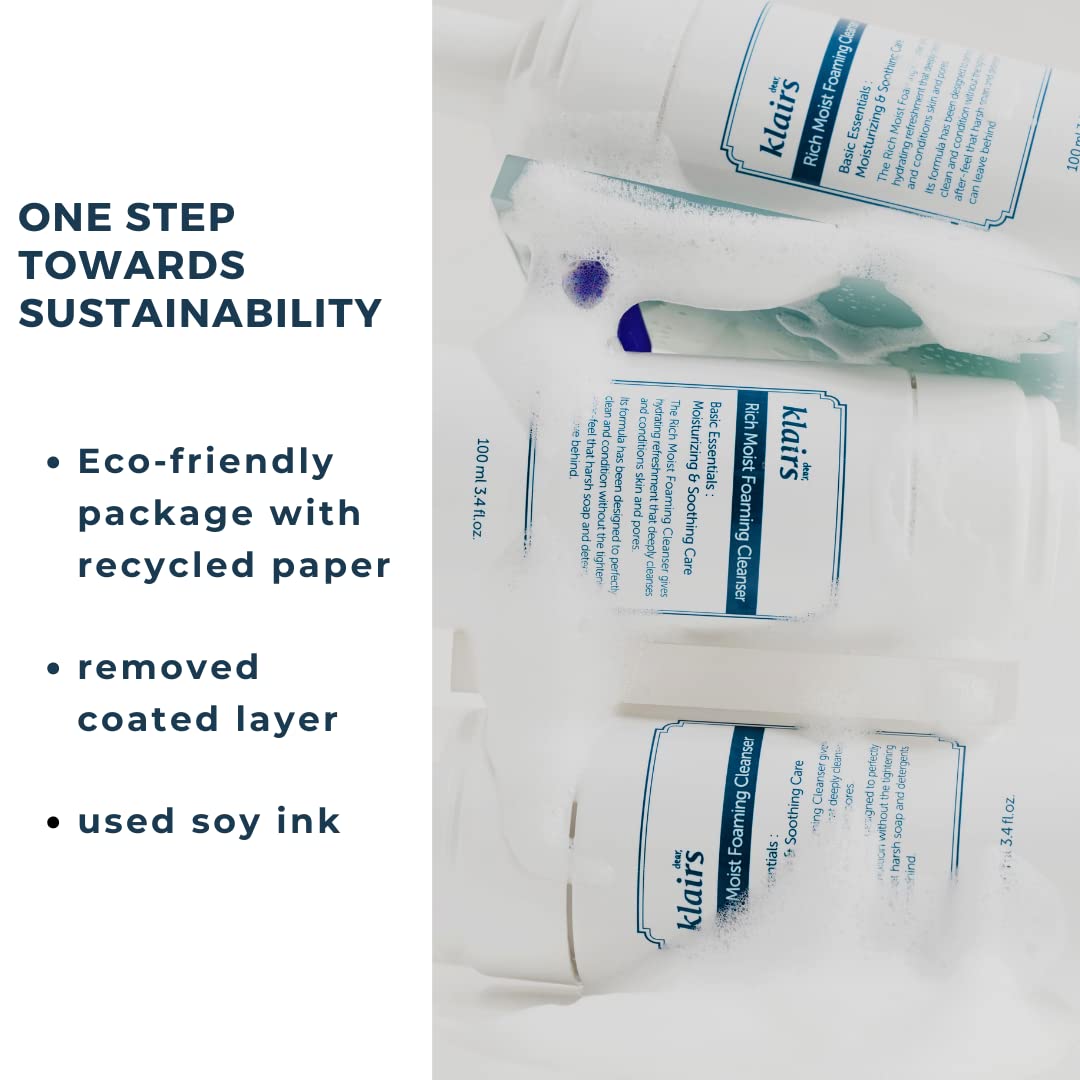 DearKlairs 100ml held in hand showing travel-friendly size and convenience