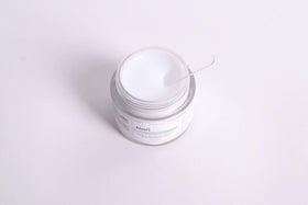 DearKlairs mask applied at night in routine showing dewy morning result