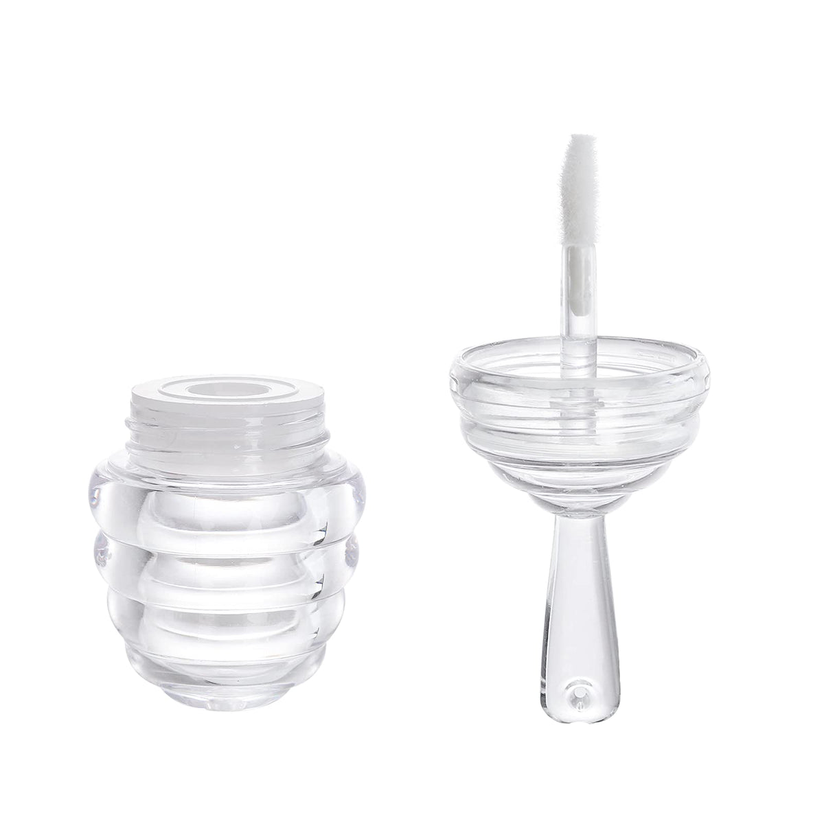 DEAYOU honey pot side view highlighting unique shape for attractive storage