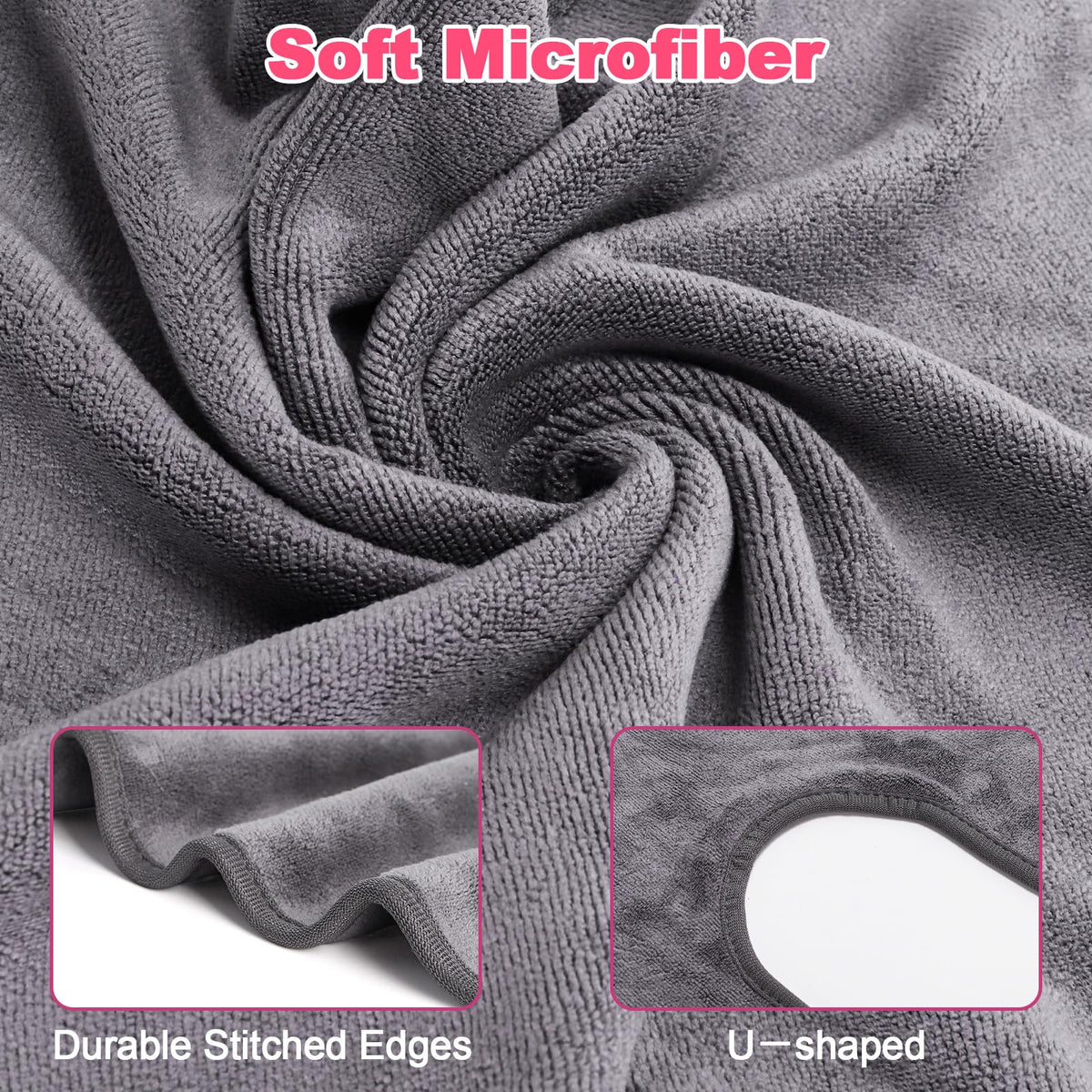 DEAYOU towel wrapped on client during facial, comfortable coverage
