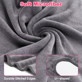DEAYOU towel wrapped on client during facial, comfortable coverage