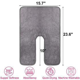 DEAYOU close-up of U-shaped split design, keeps nose mouth clear