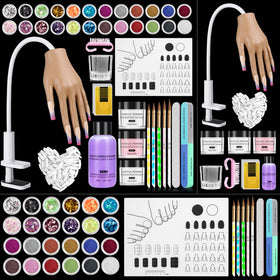 Deciniee front packaging and silicone hand showing full kit for practice