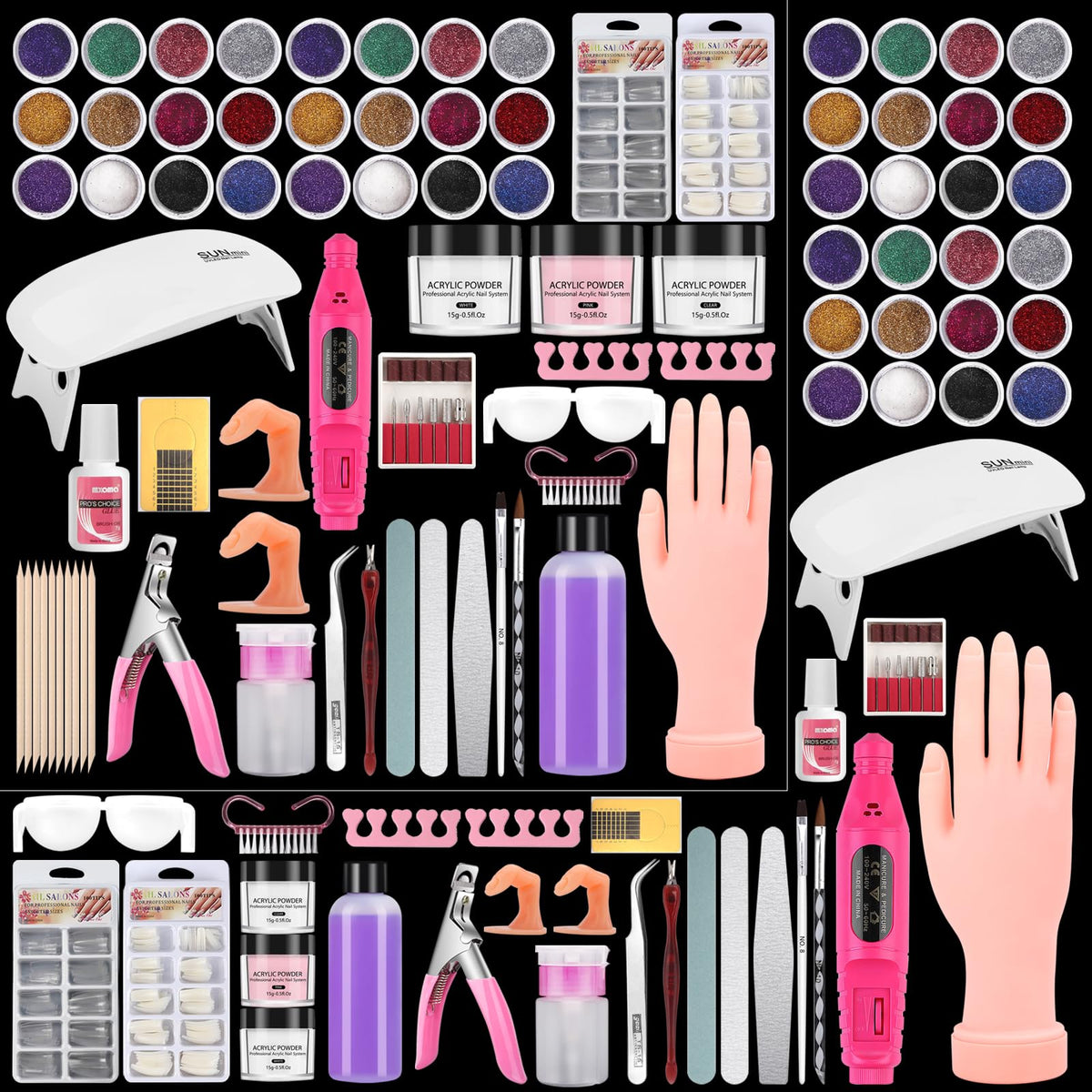 Deciniee practice hand front packaging showcasing complete starter kit benefits