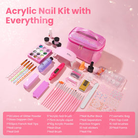 Deciniee glitter powders spread showing vibrant colors for versatile nail art designs