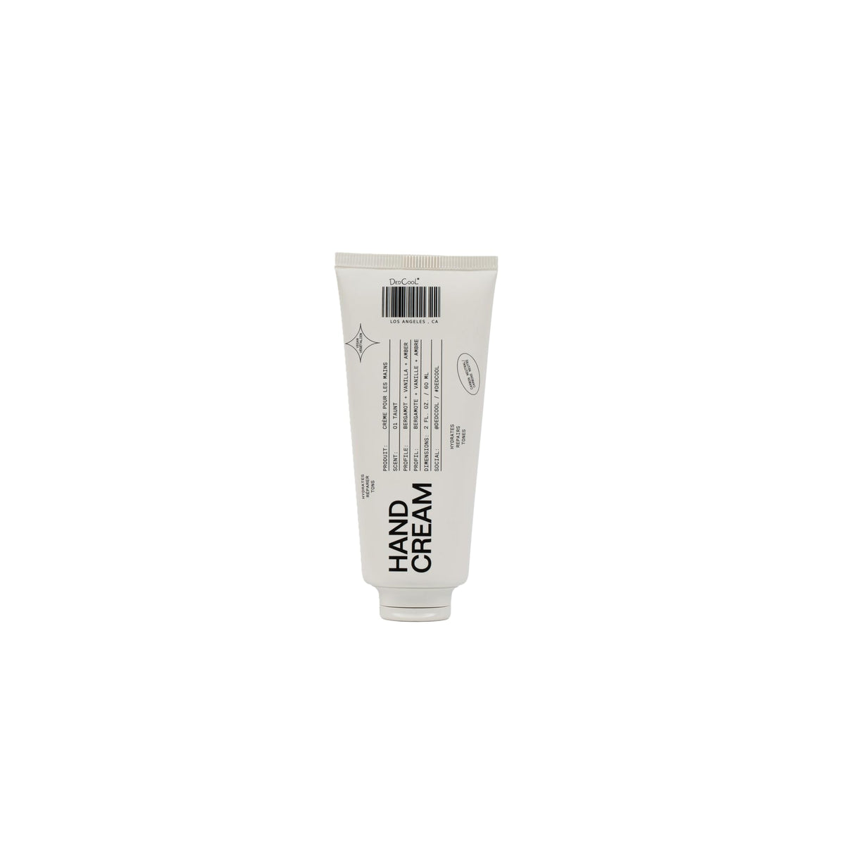 DedCool hand cream front tube showing label and size for easy identification and benefit