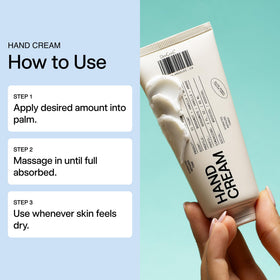 DedCool hand cream texture close-up showing creamy plant-butter consistency for deep hydration