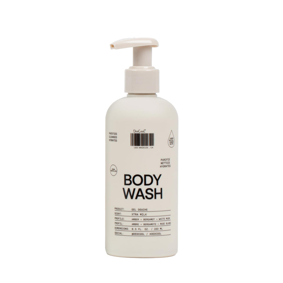 DedCool front bottle view showing label and sustainable packaging benefit