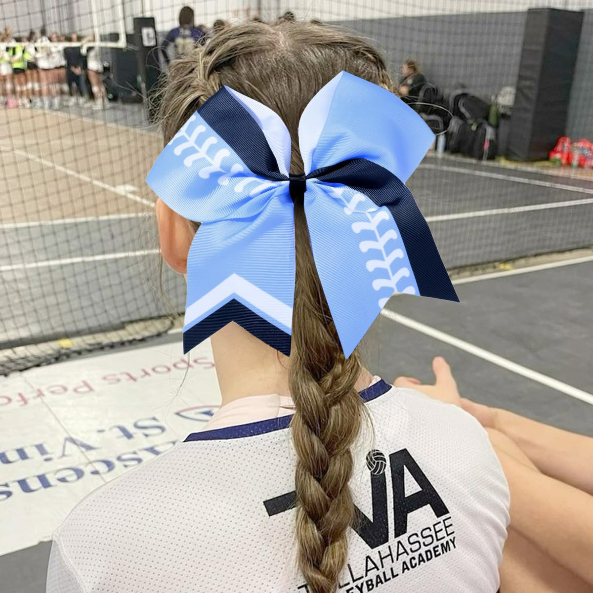 DEEKA lifestyle game day setting with bows, spirited team appearance