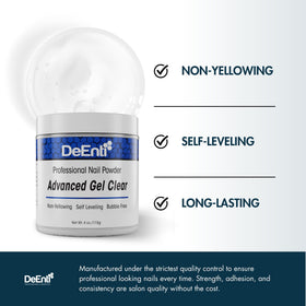 DeEnti acrylic bead on brush demonstrating controlled application and ease
