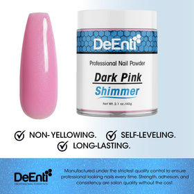 DeEnti powder applied with brush demonstrating even coverage and bubble-free finish