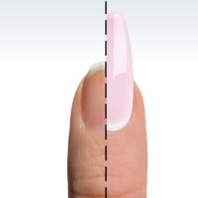 DeEnti applied full-set extensions highlighting long-lasting, chip-resistant finish