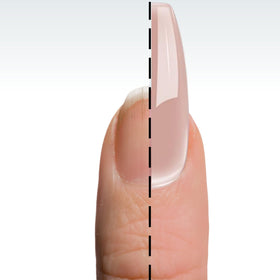 DeEnti cover pink texture comparison showing fine particles and easy leveling