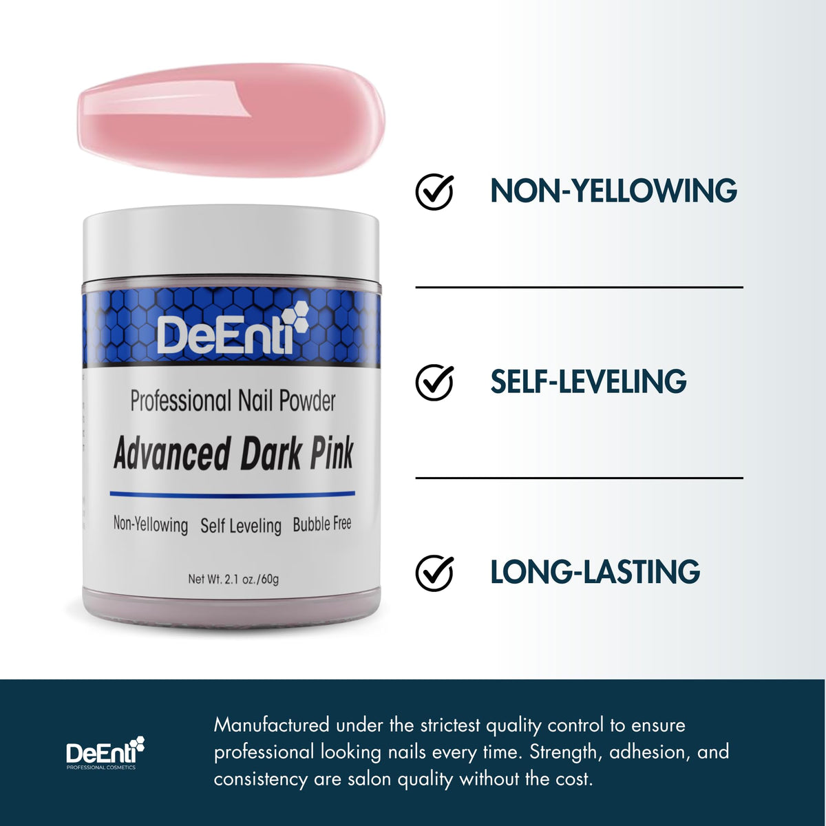 DeEnti brush applying dark pink powder demonstrating easy sculpting