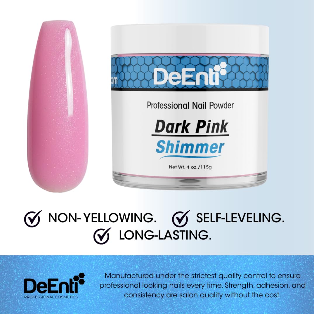 DeEnti applied overlay on nail tip showing durable, glossy long-lasting result