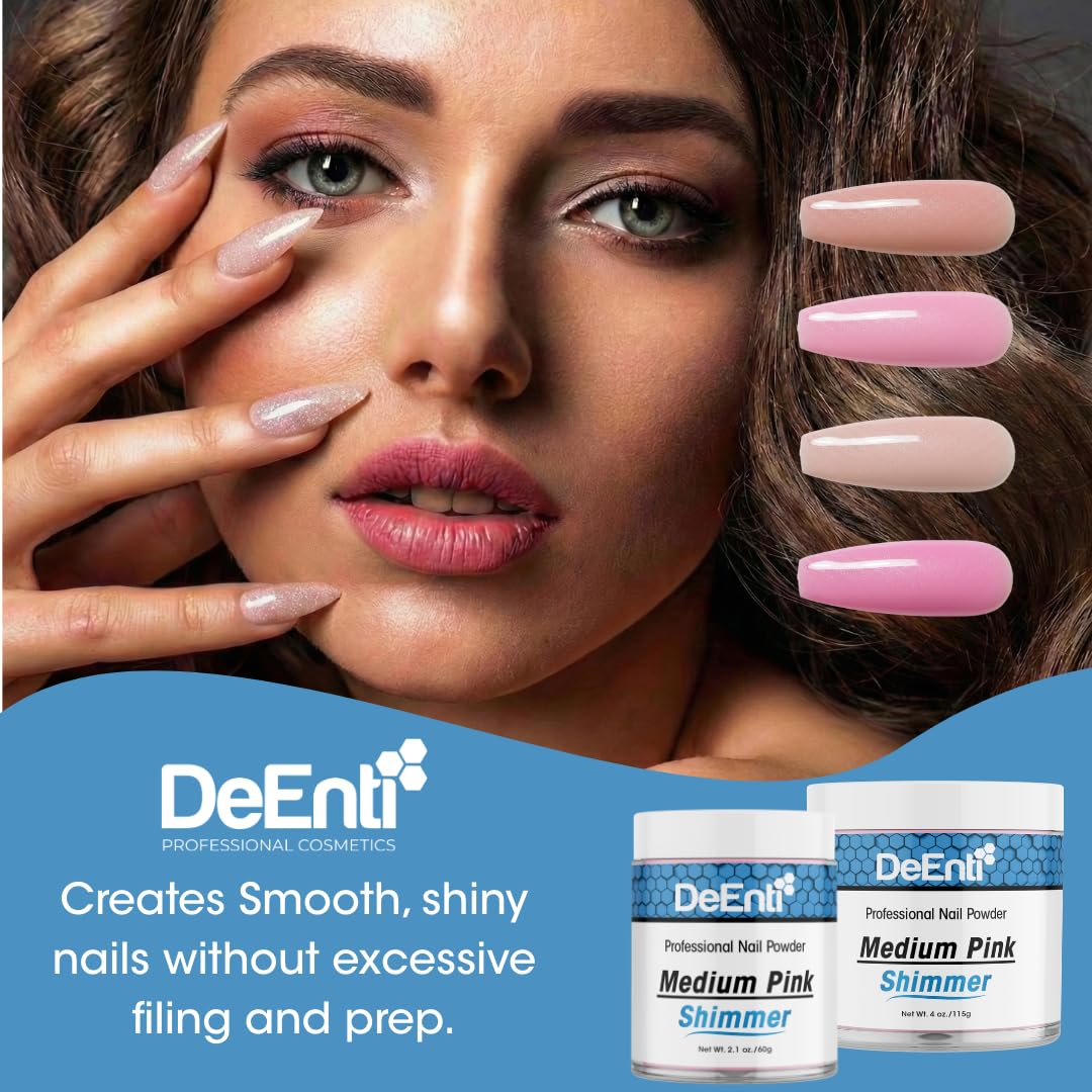 DeEnti used on press-on extension illustrating long-lasting, chip-resistant result