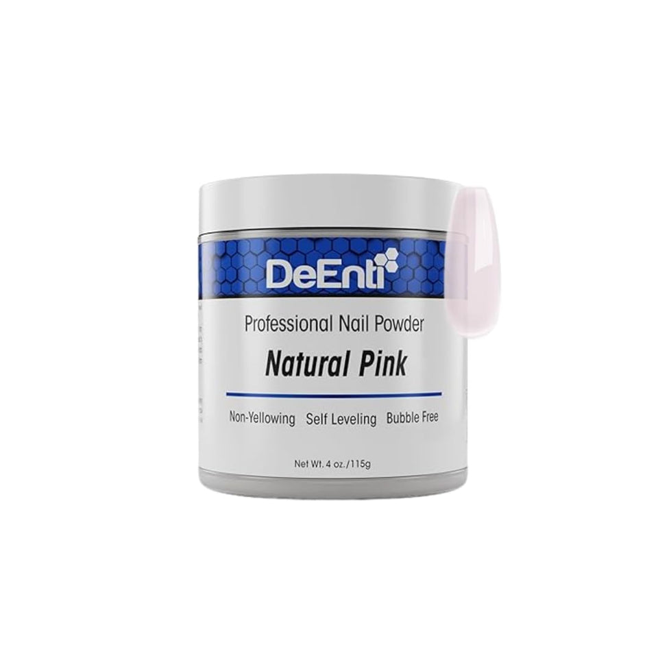 DeEnti jar front view showing Natural Pink and brand for clear product identification and trust