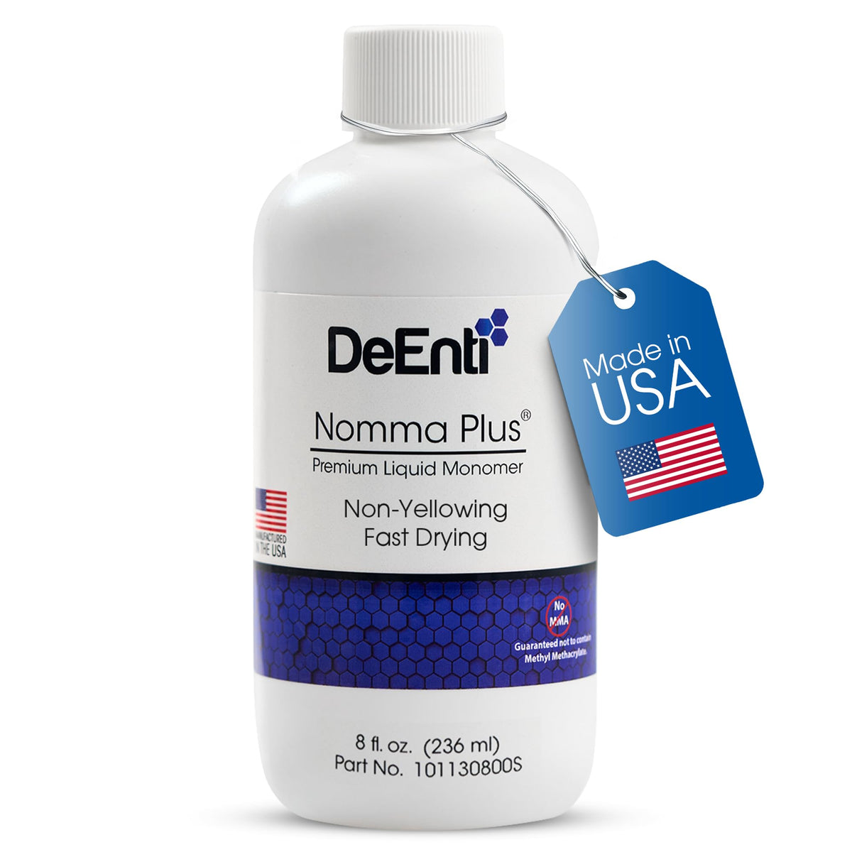 DeEnti Nomma Plus front bottle showing professional 8oz packaging and salon-ready quality