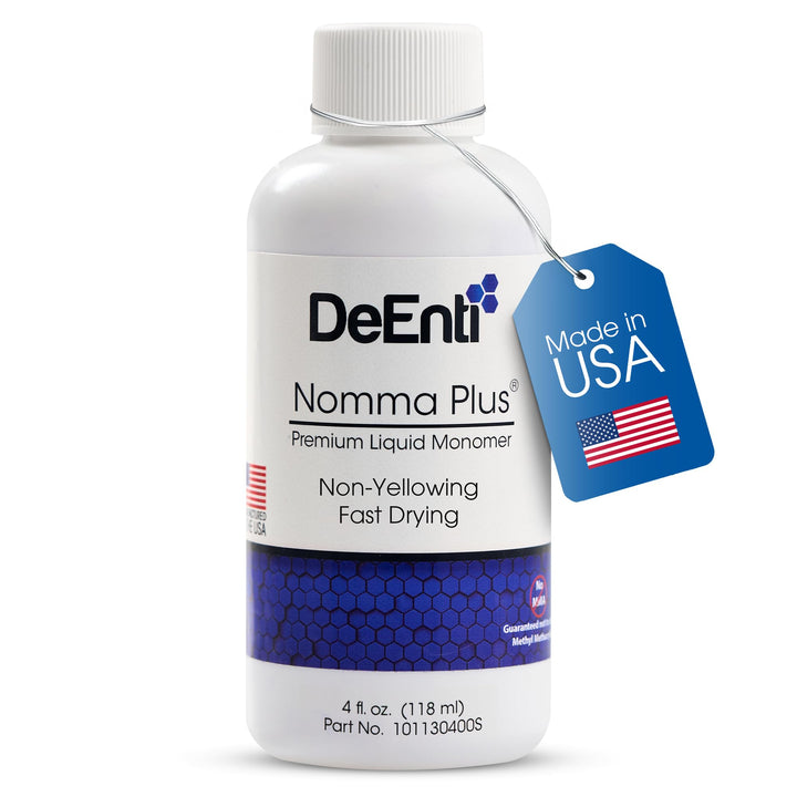 DeEnti Nomma Plus front bottle showing professional label and volume benefit