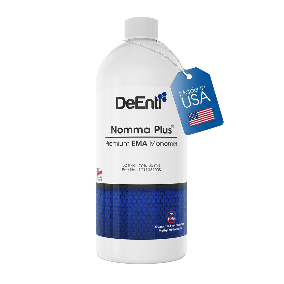 DeEnti bottle front label showing product name and size for clear identification