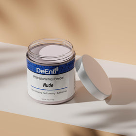 DeEnti overlay before and after nails showing smoother surface and improved durability