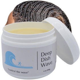 Deep Dish Wave front jar view showing packaging and premium branding benefit