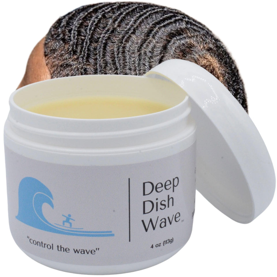Deep Dish Wave front jar view showing packaging and premium branding benefit