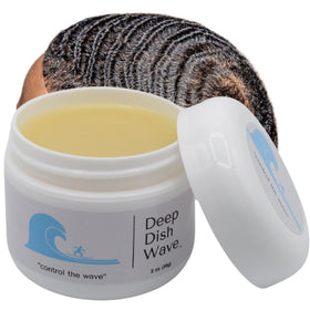 Deep Dish Wave jar front showing label and product clarity for easy identification