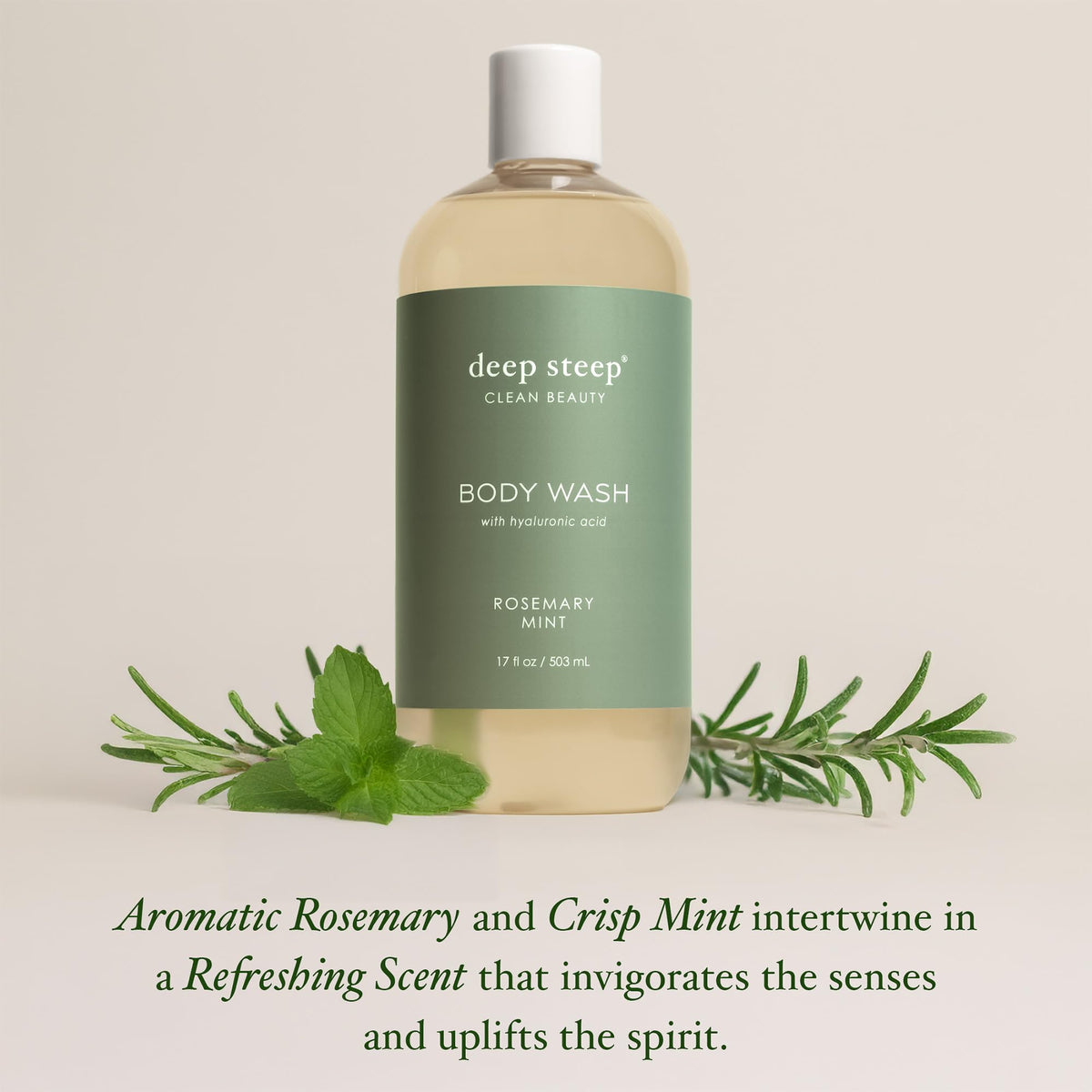 Deep Steep rich lather on a washcloth demonstrating gentle cleansing
