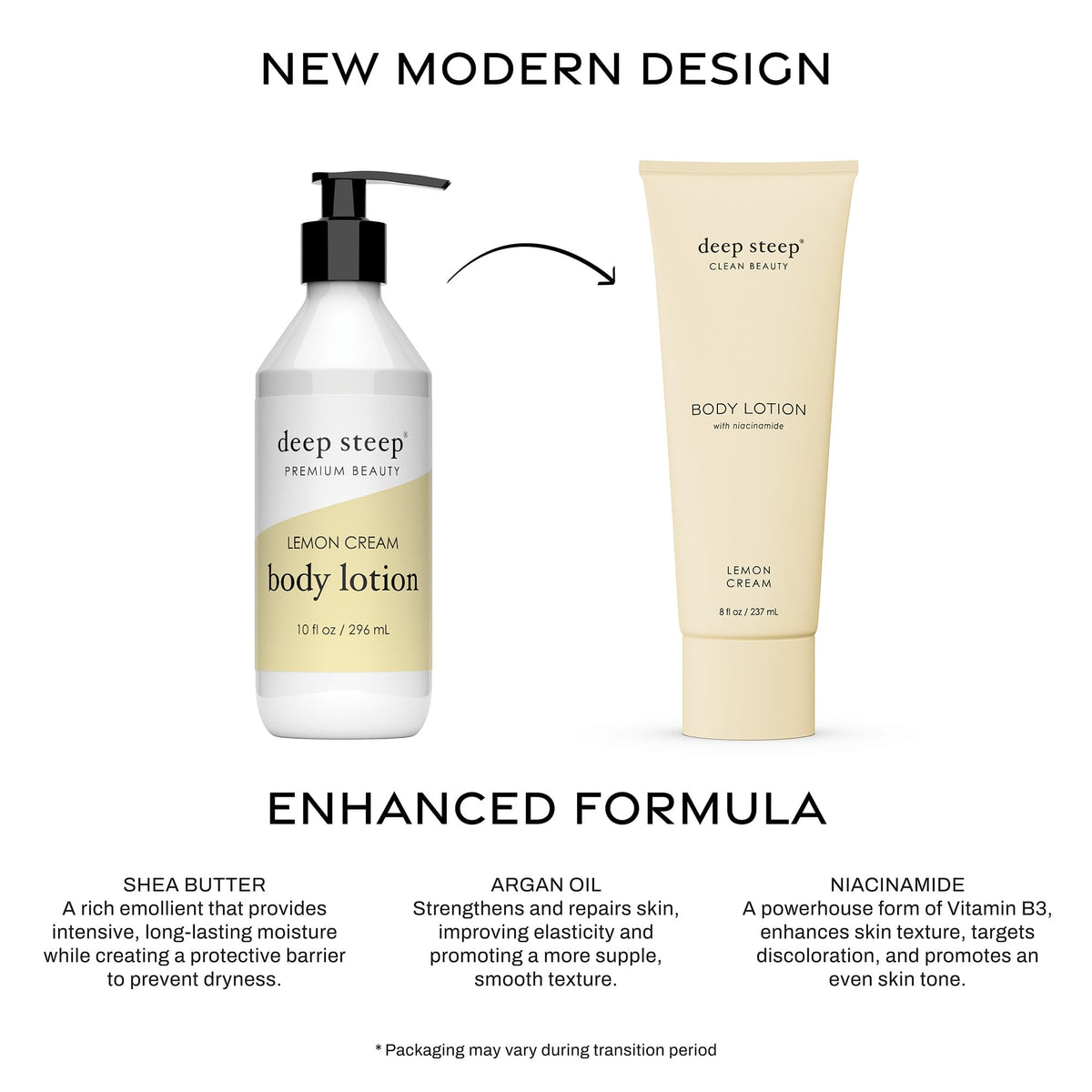 Deep Steep lotion texture close-up, creamy smooth hydration visible