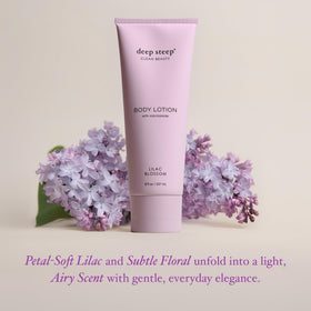 Deep Steep ingredients flatlay with oils and botanicals illustrating clean formula
