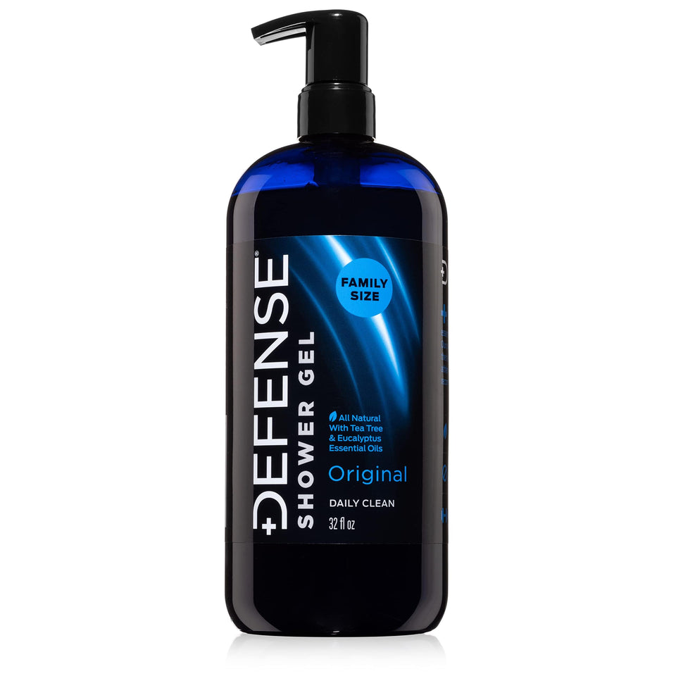 Defense Soap 32 oz front bottle view showing clean packaging and size benefit