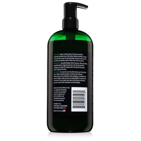 Defense Soap label closeup listing ingredients and natural benefits