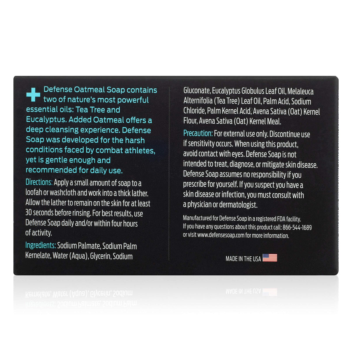 Defense Soap in shower lifestyle scene showing daily-use confidence benefit