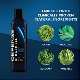 Defense Soap pump and cap detail highlighting easy dispensing for post-workout use