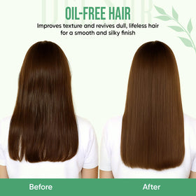 DEL SUR side label close-up listing camellia and biotin, ingredient transparency benefit