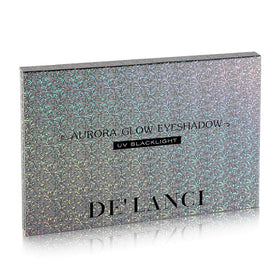 DE'LANCI packaging open showing large mirror for on-the-go touchups