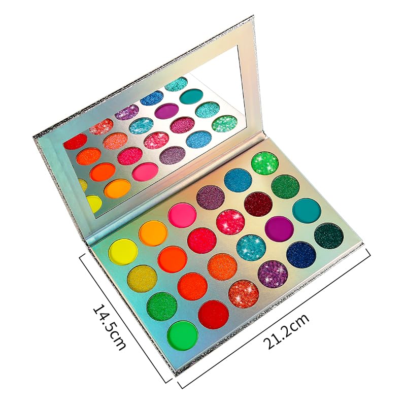 DE'LANCI palette size comparison with hand for portable application