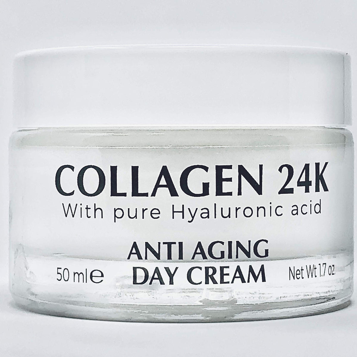 Delfanti Milano applying cream to neck demonstrates coverage and firming benefit