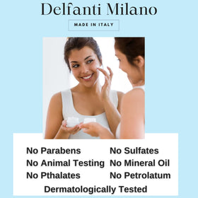 bathroom shelf lifestyle with Delfanti-Milano suggesting morning routine readiness