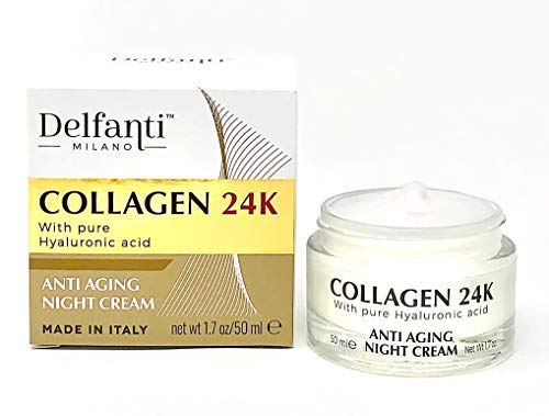 Delfanti-Milano application on face and neck demonstrating easy nightly use benefit