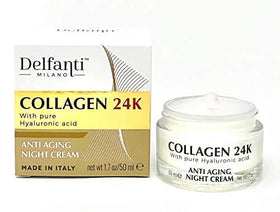 Delfanti-Milano application on face and neck demonstrating easy nightly use benefit