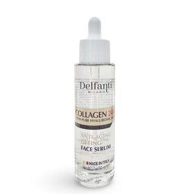 Delfanti Milano close-up of serum texture with 24K gold for subtle radiance