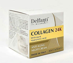 Delfanti-Milano product label showing ingredients list and Italian formulation benefit