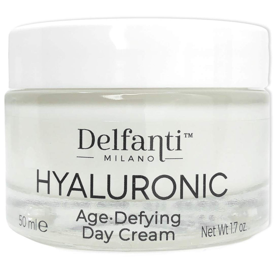 Delfanti-Milano jar front view showing premium packaging and hydration benefit